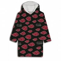 SWEAT PONCHO CORAL FLEECE NARUTO CHILDREN SIZE