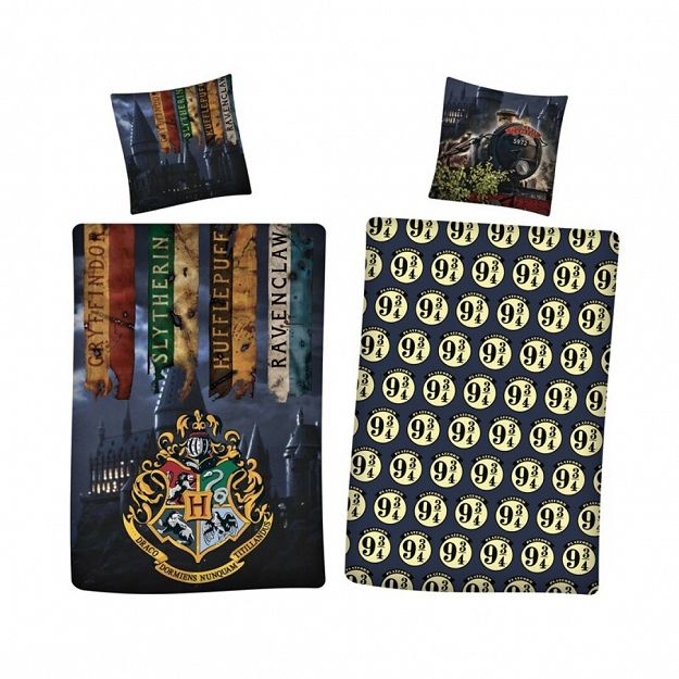 DUVET COVER HARRY POTTER 140X200+65X65CM COTON57