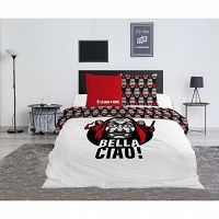DUVET COVER CASA DE PAPEL 2P 200X200CM+2X65X65CM COTON