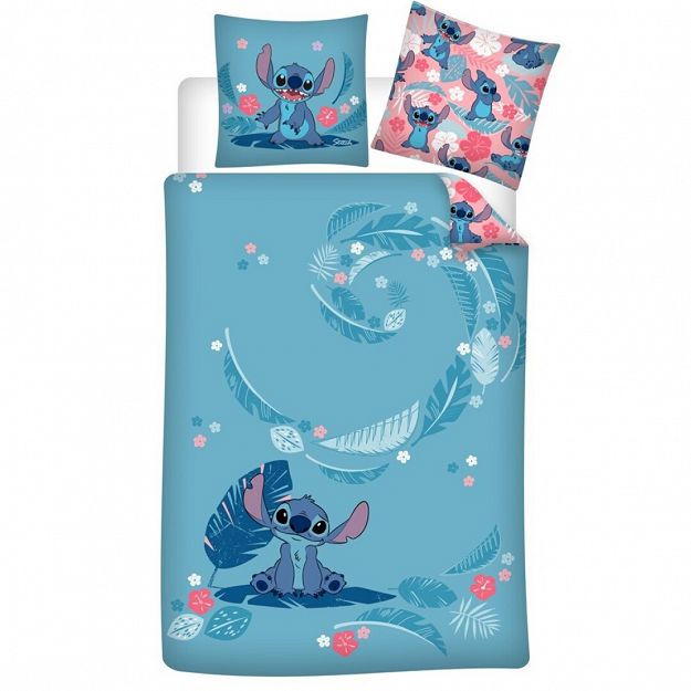 DUVET COVER STITCH FLANEL 240X200+2x65X65CM FLANEL160GSM
