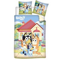 DUVET COVER BLUEY FLANNEL 140X200+65X65CM 100% COTTON FLANNEL