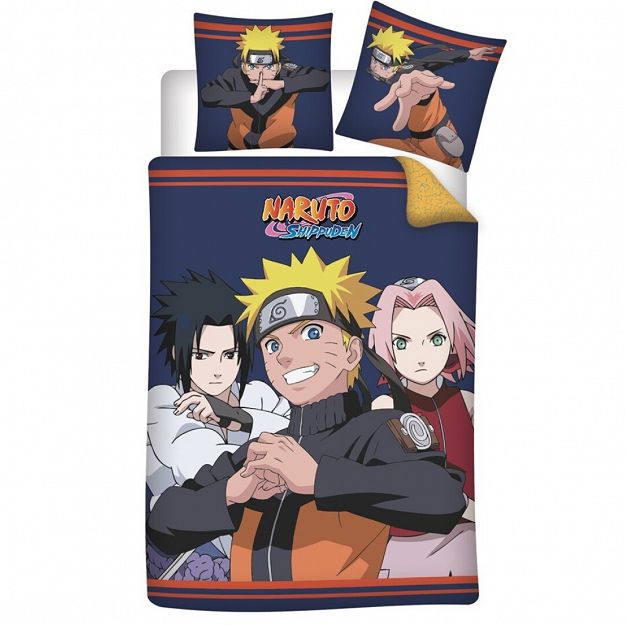 DUVET COVER NARUTO 140X200+65X65CM 100% COTTON