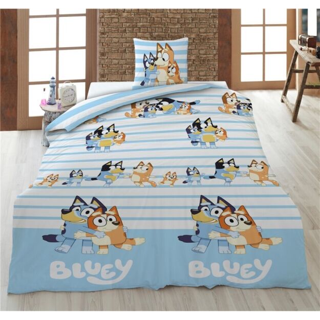 DUVET COVER BLUEY 135X200+80X80CM 100% COTTON