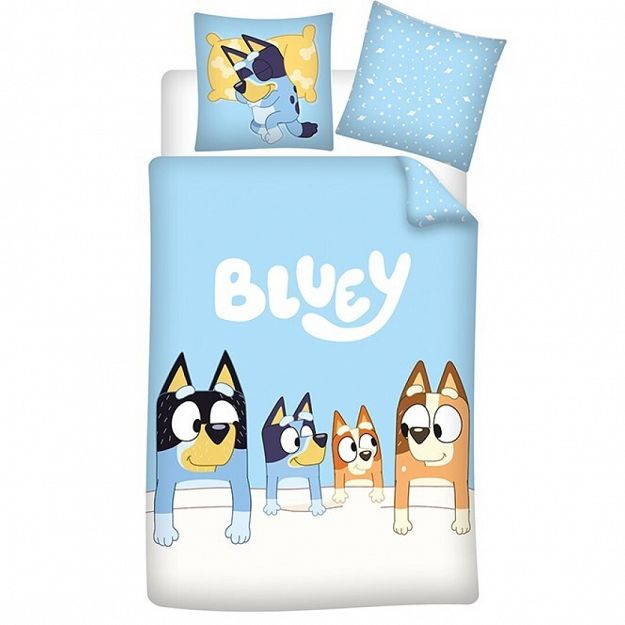 DUVET COVER BLUEY 140X200+65x65 POLYCOTON